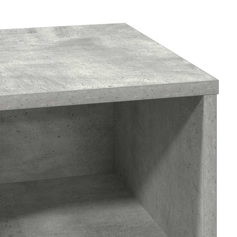 vidaXL Éjjeliszekrény fiókkal Beton szürke 50 x 34.5 x 50 cm Faanyag