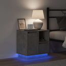 vidaXL Éjjeliszekrény fiókkal Beton szürke 50 x 34.5 x 50 cm Faanyag