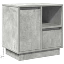 vidaXL Éjjeliszekrény fiókkal Beton Szürke 50 x 34,5 x 50 cm Faanyag