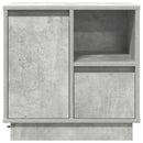 vidaXL Éjjeliszekrény fiókkal Beton Szürke 50 x 34,5 x 50 cm Faanyag