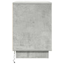 vidaXL Éjjeliszekrény fiókkal Beton Szürke 50 x 34,5 x 50 cm Faanyag