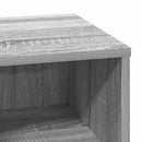 vidaXL Éjjeliszekrény fiókkal Szürke 50 x 34.5 x 50 cm Faanyag