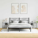 vidaXL Éjjeliszekrény fiókkal 2 pcs Szürke 50 x 34.5 x 50 cm Faanyag