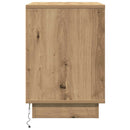 vidaXL Éjjeliszekrény fiókkal kézműves tölgy 50 x 34.5 x 50 cm Faanyag