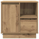 vidaXL Éjjeliszekrény 2 pcs Artisan tölgy 50 x 34,5 x 50 cm Faanyag