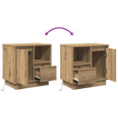 vidaXL Éjjeliszekrény 2 pcs Artisan tölgy 50 x 34,5 x 50 cm Faanyag