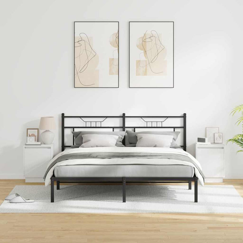 vidaXL Éjjeliszekrény tartalmaz 2 pcs Fehér 39 x 34,5 x 50 cm Faanyag