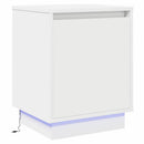 vidaXL Éjjeliszekrény 2 pcs Fehér 39 x 34,5 x 50 cm Faanyag