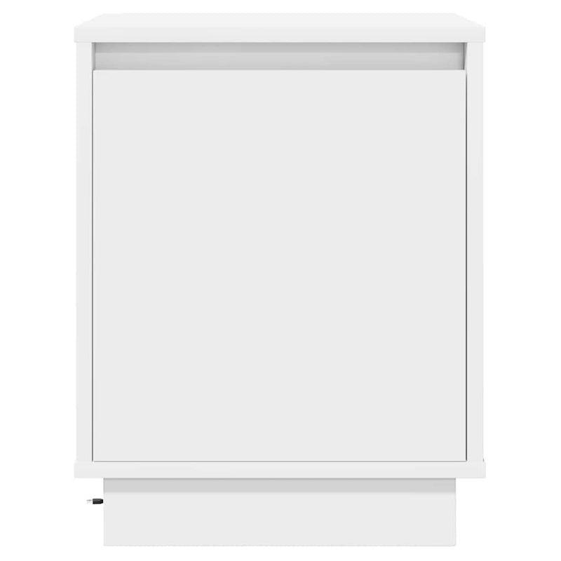 vidaXL Éjjeliszekrény tartalmaz 2 pcs Fehér 39 x 34,5 x 50 cm Faanyag