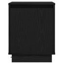 vidaXL Éjjeliszekrény 2 pcs Fekete tölgy 39 x 34,5 x 50 cm Faanyag