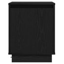 vidaXL Éjjeliszekrény tartalmaz 2 pcs Fekete 39 x 34,5 x 50 cm Faanyag