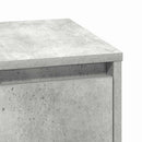 vidaXL Éjjeliszekrény Beton Szürke 39 x 34,5 x 50 cm Faanyag