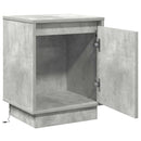 vidaXL Éjjeliszekrény Beton Szürke 39 x 34,5 x 50 cm Faanyag
