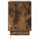 vidaXL Éjjeliszekrény 2 pcs Füstölt tölgy 39 x 34,5 x 50 cm Faanyag