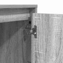 vidaXL Éjjeliszekrény tartalmaz Szürke 39 x 34,5 x 50 cm Faanyag