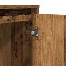vidaXL Éjjeliszekrény tartalmaz Öreg fa 39 x 34,5 x 50 cm Faanyag