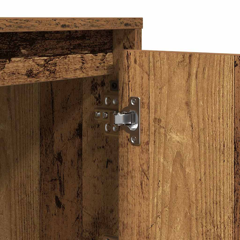 vidaXL Éjjeliszekrény tartalmaz Öreg fa 39 x 34,5 x 50 cm Faanyag