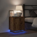 vidaXL Éjjeliszekrény tartalmaz Öreg fa 39 x 34,5 x 50 cm Faanyag