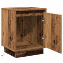 vidaXL Éjjeliszekrény 2 pcs Öreg fa 39 x 34,5 x 50 cm Faanyag