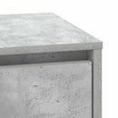 vidaXL Éjjeliszekrény 2 pcs Beton Szürke 39 x 34,5 x 50 cm Faanyag