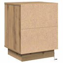 vidaXL Éjjeliszekrény 2 pcs Artisan tölgy 39 x 34,5 x 50 cm Faanyag