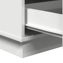vidaXL Éjjeliszekrény fiókkal Fehér 39 x 34,5 x 65 cm Faanyag