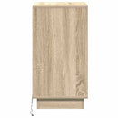 vidaXL Éjjeliszekrény fiókkal Sonoma tölgy 39 x 34,5 x 65 cm Faanyag