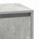 vidaXL Éjjeliszekrény fiókkal Beton Szürke 39 x 34,5 x 65 cm Faanyag