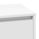 vidaXL Éjjeliszekrény fiókkal Fehér 71 x 34,5 x 75 cm Faanyag