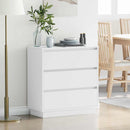 vidaXL Éjjeliszekrény fiókkal Fehér 71 x 34,5 x 75 cm Faanyag