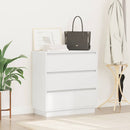 vidaXL Éjjeliszekrény fiókkal Fehér 71 x 34,5 x 75 cm Faanyag