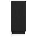 vidaXL Éjjeliszekrény fiókkal Fekete tölgy 71 x 34,5 x 75 cm Faanyag