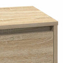 vidaXL Éjjeliszekrény fiókkal Sonoma tölgy 71 x 34,5 x 75 cm Faanyag