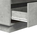 vidaXL Éjjeliszekrény fiókkal Beton Szürke 71 x 34,5 x 75 cm Faanyag