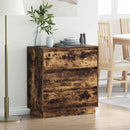 vidaXL Éjjeliszekrény fiókkal Füstölt tölgy 71 x 34,5 x 75 cm Faanyag
