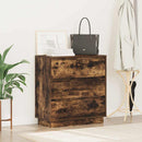 vidaXL Éjjeliszekrény fiókkal Füstölt tölgy 71 x 34,5 x 75 cm Faanyag