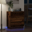 vidaXL Éjjeliszekrény fiókkal Öreg fa 71 x 34,5 x 75 cm Faanyag