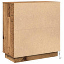vidaXL Éjjeliszekrény fiókkal Öreg fa 71 x 34,5 x 75 cm Faanyag