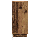 vidaXL Éjjeliszekrény fiókkal Öreg fa 71 x 34,5 x 75 cm Faanyag