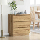 vidaXL Éjjeliszekrény fiókkal Artisan tölgy 71 x 34,5 x 75 cm Faanyag