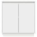 vidaXL LED tálaló részére Fehér 71 x 34,5 x 75 cm Faanyag