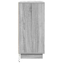 vidaXL Komód LED -es lámpákkal Szürke Sonoma 71 x 34.5 x 75 cm Faanyag