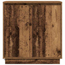 vidaXL Komód LED -es lámpákkal Öreg fa 71 x 34.5 x 75 cm Faanyag