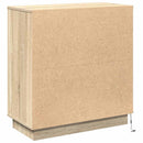 vidaXL LED-es Bútor sonoma tölgy 71 x 34.5 x 75 cm Faanyag