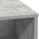 vidaXL LED tálaló Beton szürke 71 x 34,5 x 75 cm Faanyag