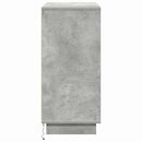 vidaXL LED-es Bútor Beton szürke 71 x 34.5 x 75 cm Faanyag