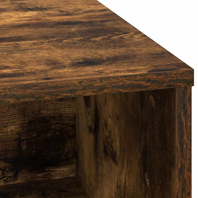 vidaXL LED-es Bútor Füstölt tölgy 71 x 34.5 x 75 cm Faanyag