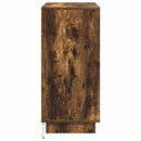 vidaXL LED-es Bútor Füstölt tölgy 71 x 34.5 x 75 cm Faanyag