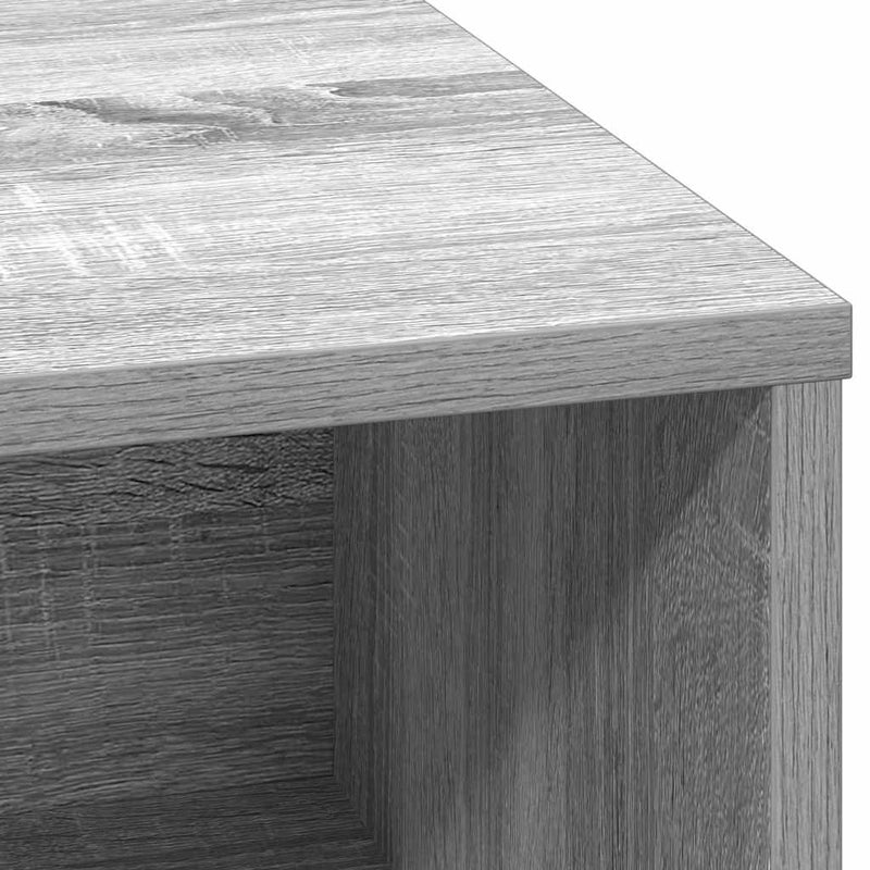 vidaXL LED-es Bútor Szürke sonoma 71 x 34.5 x 75 cm Faanyag