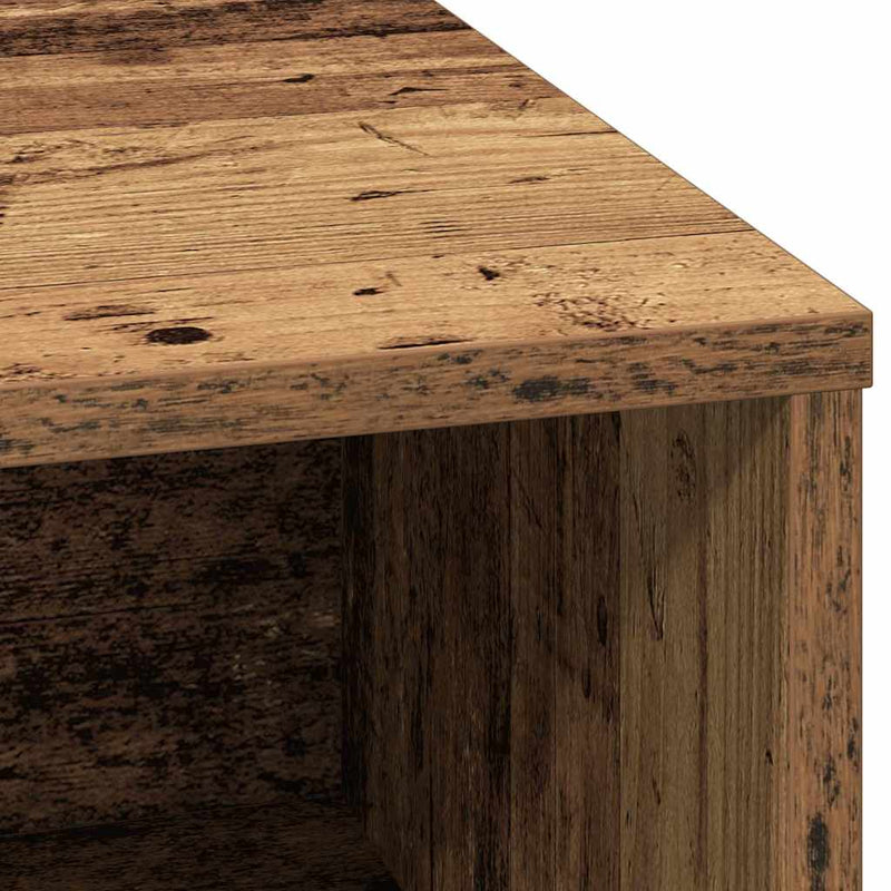 vidaXL LED-es Bútor Öreg fa 71 x 34.5 x 75 cm Faanyag